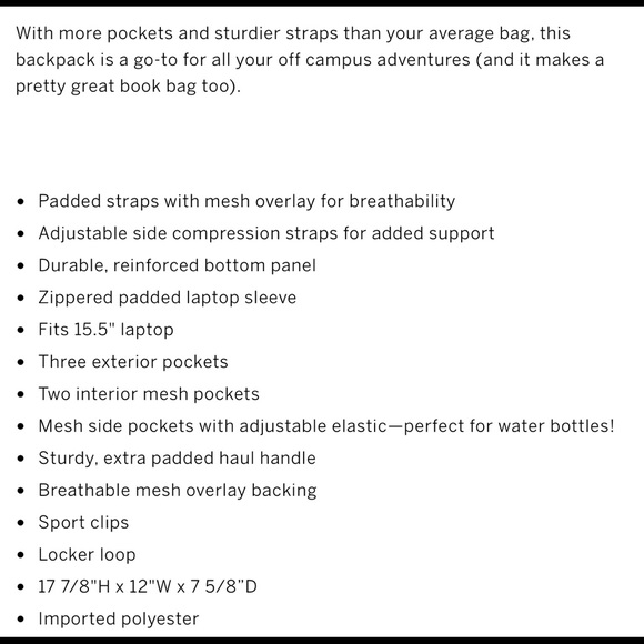 VS PINK Camo Collegiate Backpack - Picture 5 of 8